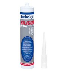 Silikon PRO4 firmy Beko 310 ml - kolor aluminium