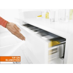 Kompletny Tandembox Antaro Tip-on Blumotion Blum szary L-300 wysokość M