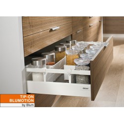 Kompletny Tandembox Antaro Tip-on Blumotion Blum biały L-300 wysokość D