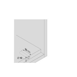 TIP-ON Blum do drzwi - wersja standardowa, z magnesem 956.1004 czarny