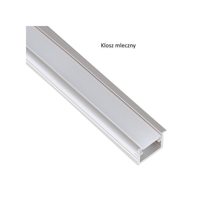 Profil aluminiowy do taśmy LED INSIDE LINE MINI 2m do wpustu klosz transparentny