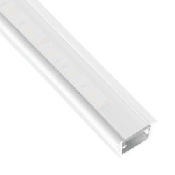 Profil aluminiowy biały do taśmy LED INSIDE LINE MINI 2m do wpustu klosz mleczny