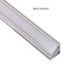 Profil aluminiowy do taśm LED, TRI-LINE MINI 2m klosz mleczny