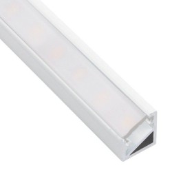 Profil aluminiowy do taśmy LED, TRI-LINE MINI 2m - biały klosz mleczny