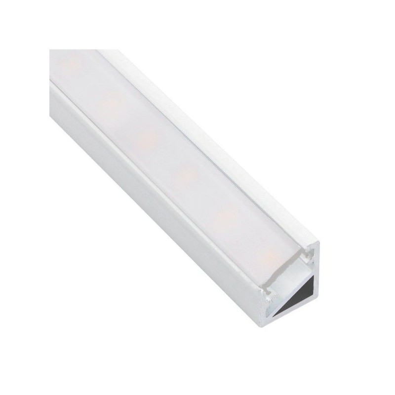 Profil aluminiowy do taśmy LED, TRI-LINE MINI 2m - biały klosz mleczny