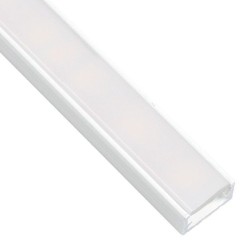 Profil do taśmy LED, LINE MINI 2m - biały - klosz mleczny