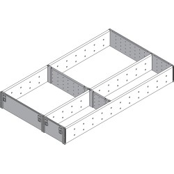 ORGA-LINE wkład z przegródkami (częściowe wypełnienie), do szuflady standardowej TANDEMBOX, dł. NL 500 mm, szer. 291 mm, i