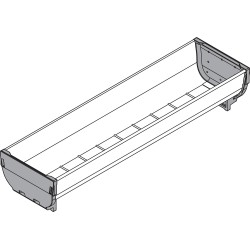 ORGA-LINE pojemnik,  TANDEMBOX/TANDEM szuflady standardowej, długość 352 mm, szerokość 88 mm, inox