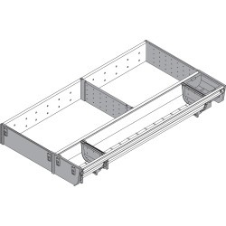ORGA-LINE wkład kombi (częściowe wypełnienie), do szuflady standardowej TANDEMBOX, dł. NL 550 mm, szer. 289 mm, inox