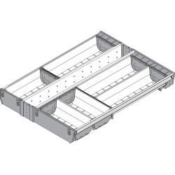 ORGA-LINE wkład z pojemnikami (całkowite wypełnienie), do szuflady standardowej TANDEMBOX, dł. NL 500 mm, szer. korpusu KB 4