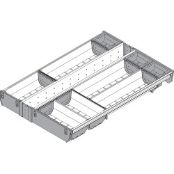ORGA-LINE wkład z pojemnikami (całkowite wypełnienie), do szuflady standardowej TANDEMBOX, dł. NL 550 mm, szer. korpusu KB 4