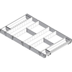 ORGA-LINE wkład kombi (całkowite wypełnienie), do szuflady standardowej TANDEMBOX, dł. NL 500 mm, szer. korpusu KB 900 mm, i
