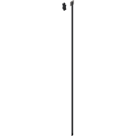 Z80S1260 CABLOXX Zestaw listwy zamka (listwa zamka, element dystansowy do przycięcia, końcówka zamka, mocowanie zamka, wzorni