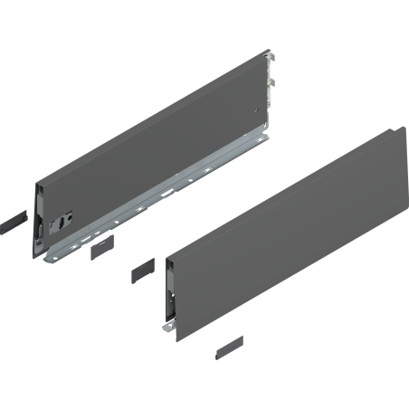 Blum 470K4502S  Bok MERIVOBOX, wysokość K (129 mm), dł. 450 mm, lewy/prawy