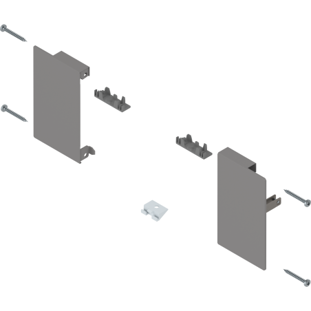 Blum ZI4.0MS1 Mocowanie frontu MERIVOBOX , do szuflady wewnętrznej, lewe/prawe