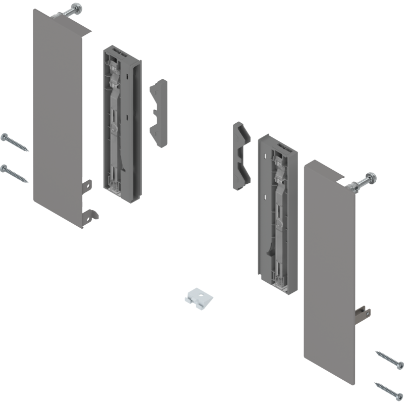 Blum ZI4.4ES1 Mocowanie frontu MERIVOBOX , do szuflady wewnętrznej z elementami dekoracyjnymi, lewe/prawe