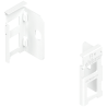 Blum ZB7N000S Uchwyt drewnianej ścianki tylnej Uchwyt drewnianej ścianki tylnej LEGRABOX, wys. N (80 mm), prawy+lewy jedwabiście
