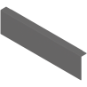 Blum ZC7A0U0M AMBIA-LINE do szuflad AMBIA-LINE adapter do montażu ramy do drewnianej ścianki tylnej do szuflady standardowej, do