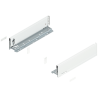 Blum 770M3502S Boki Bok szuflady LEGRABOX, wysokość M (90.5 mm), dł. 350 mm, lewy/prawy, do LEGRABOX pure jedwabiście biały mat 