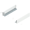 Blum 770M4002S Boki Bok szuflady LEGRABOX, wysokość M (90.5 mm), dł. 400 mm, lewy/prawy, do LEGRABOX pure jedwabiście biały mat 