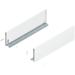 Blum 770C6002S Boki Bok szuflady LEGRABOX, wysokość C (177 mm), dł. 600 mm, lewy/prawy, do LEGRABOX pure jedwabiście biały mat p