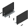 Blum 770C2702S Boki Bok szuflady LEGRABOX, wysokość C (177 mm), dł. 270 mm, lewy/prawy, do LEGRABOX pure czarny mat prawy+lewy