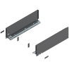Blum 770K4502S Boki Bok szuflady LEGRABOX, wysokość K (128.5 mm), dł. 450 mm, lewy/prawy, do LEGRABOX pure antracyt mat prawy+le
