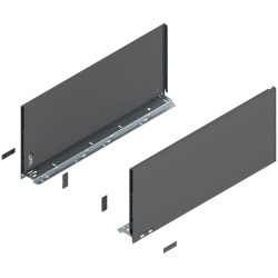 Blum 770F5502S Boki Bok szuflady LEGRABOX, wysokość F (241 mm), dł. 550 mm, lewy/prawy, do LEGRABOX pure antracyt mat prawy+lewy