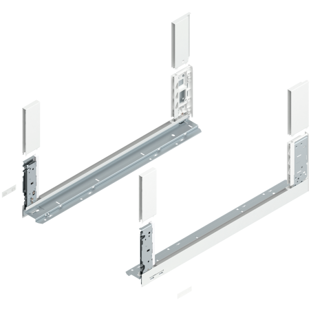 Blum 780C6002S Boki Bok szuflady LEGRABOX, wysokość C (177 mm), dł. 600 mm, lewy/prawy, do LEGRABOX free jedwabiście biały mat p