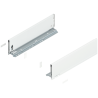 Blum 770K4502S Boki Bok szuflady LEGRABOX, wysokość K (128.5 mm), dł. 450 mm, lewy/prawy, do LEGRABOX pure jedwabiście biały mat