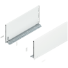 Blum 770F5002S Boki Bok szuflady LEGRABOX, wysokość F (241 mm), dł. 500 mm, lewy/prawy, do LEGRABOX pure jedwabiście biały mat p
