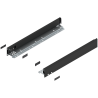 Blum 770N5002S Boki Bok szuflady LEGRABOX, wysokość N (66.5 mm), dł. 500 mm, lewy/prawy, do LEGRABOX pure czarny mat prawy+lewy