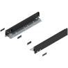 Blum 770N4002S Boki Bok szuflady LEGRABOX, wysokość N (66.5 mm), dł. 400 mm, lewy/prawy, do LEGRABOX pure czarny mat prawy+lewy