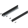 Blum 770N5502S Boki Bok szuflady LEGRABOX, wysokość N (66.5 mm), dł. 550 mm, lewy/prawy, do LEGRABOX pure czarny mat prawy+lewy