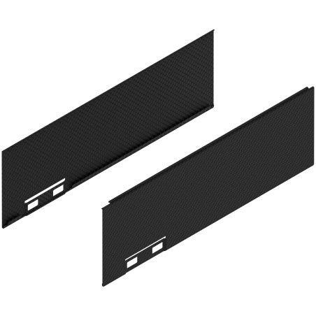 Blum 770M270ASGC Boki LEGRABOX Element dekoracyjny, wysokość M, dł. 270 mm, prawy+lewy czarny carb./carb.look prawy+lewy