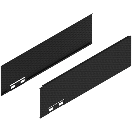 Blum 770M300ASGC Boki LEGRABOX Element dekoracyjny, wysokość M, dł. 300 mm, prawy+lewy czarny carb./carb.look prawy+lewy