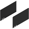 Blum 770C300ASGC Boki LEGRABOX Element dekoracyjny, wysokość C, dł. 300 mm, prawy+lewy czarny carb./carb.look prawy+lewy