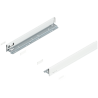 Blum 770N5002S Boki Bok szuflady LEGRABOX, wysokość N (66.5 mm), dł. 500 mm, lewy/prawy, do LEGRABOX pure jedwabiście biały mat 