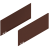 Blum 770C400AS Boki LEGRABOX Element dekoracyjny, wysokość C, dł. 400 mm, prawy+lewy noble rust prawy+lewy