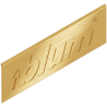 Blum ZA7.0709.BT Element z logo LEGRABOX Zaślepka, zewnętrzny, lewy, prawy, prostokątna, symetr., pogłębiony (blum) złoty szczot