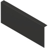 Blum ZC7A0U0K AMBIA-LINE do szuflad AMBIA-LINE adapter do montażu ramy do drewnianej ścianki tylnej do szuflady standardowej, do