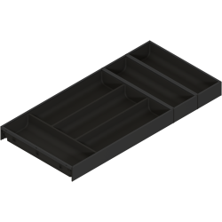 Blum ZC7S650BS3 AMBIA-LINE do szuflad AMBIA-LINE wkład na sztućce do szuflady standardowej, do LEGRABOX/MERIVOBOX, tworzywo sztu