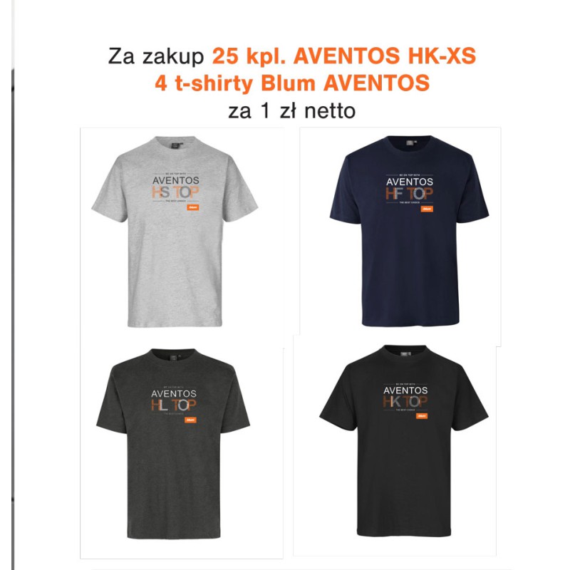 Promocja Blum AVENTOS 20K1301HK-XS 4 T-shirty AVENTOS top