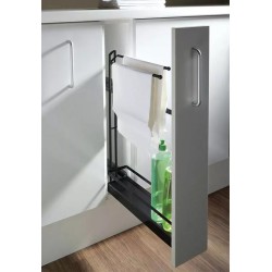 Wyciąg wąski z półką i wieszakiem Style 004.72.A Peka 150 mm