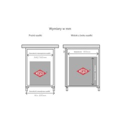 Sortownik na odpady PULLBOY Z 600/ wys. 382/ 2x17+2x8 09.50612.S Peka