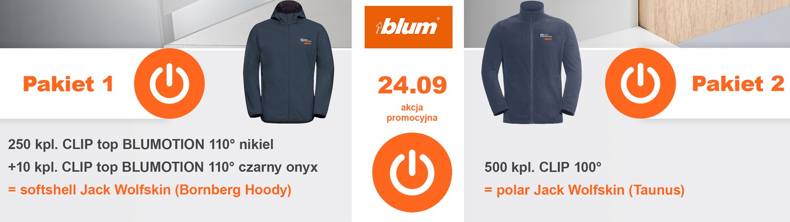 Akcja promocyjna z zawiasami BLUM 2025